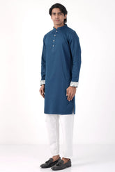 Men's Panjabi (Prussian Blue)